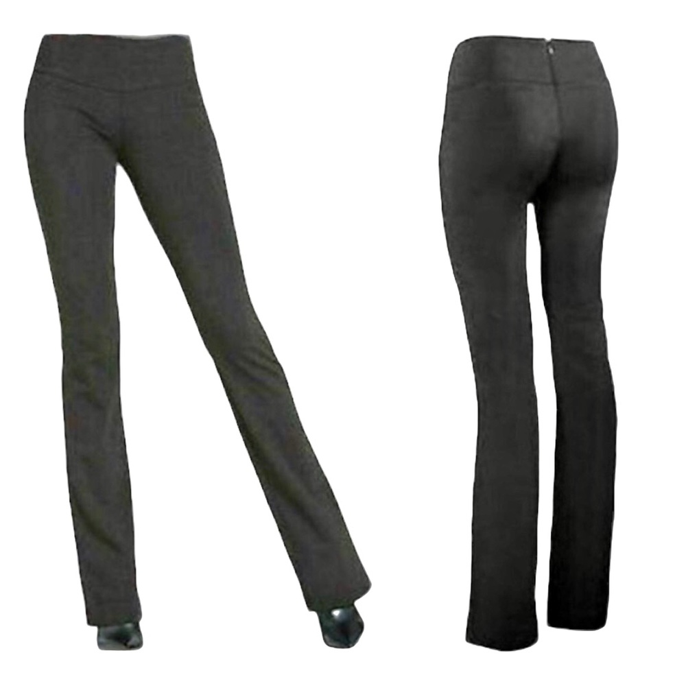 CAbi Ponte Charcoal Gray Bootcut Pants Size 12